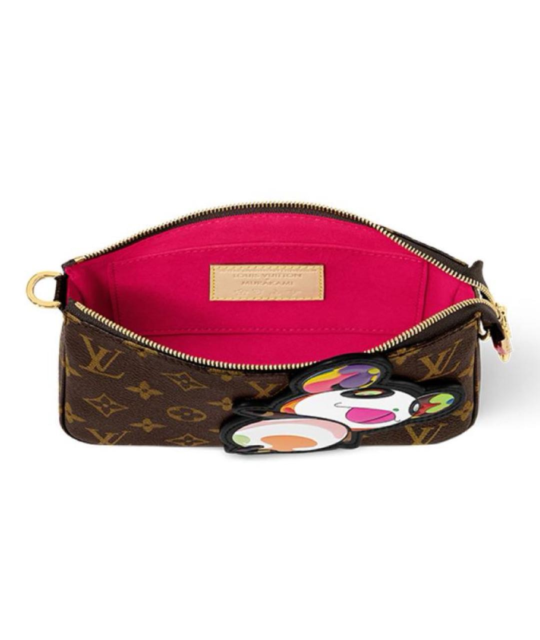 LOUIS VUITTON Коричневая сумка с короткими ручками, фото 5