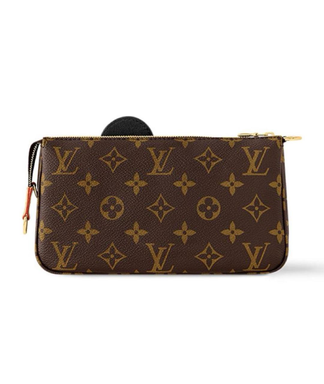LOUIS VUITTON Коричневая сумка с короткими ручками, фото 4