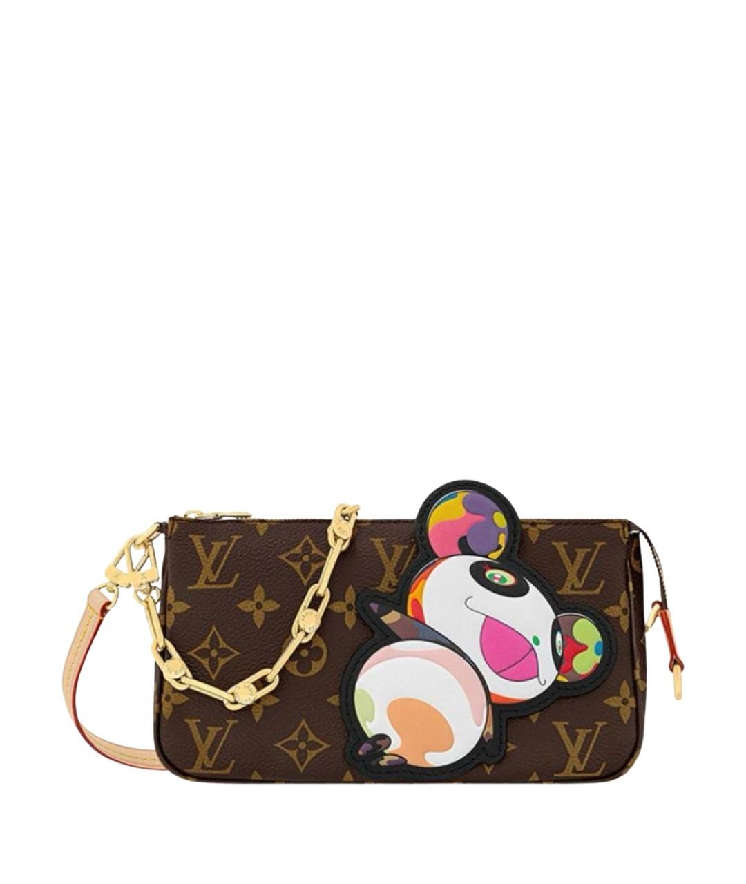 LOUIS VUITTON Коричневая сумка с короткими ручками, фото 1