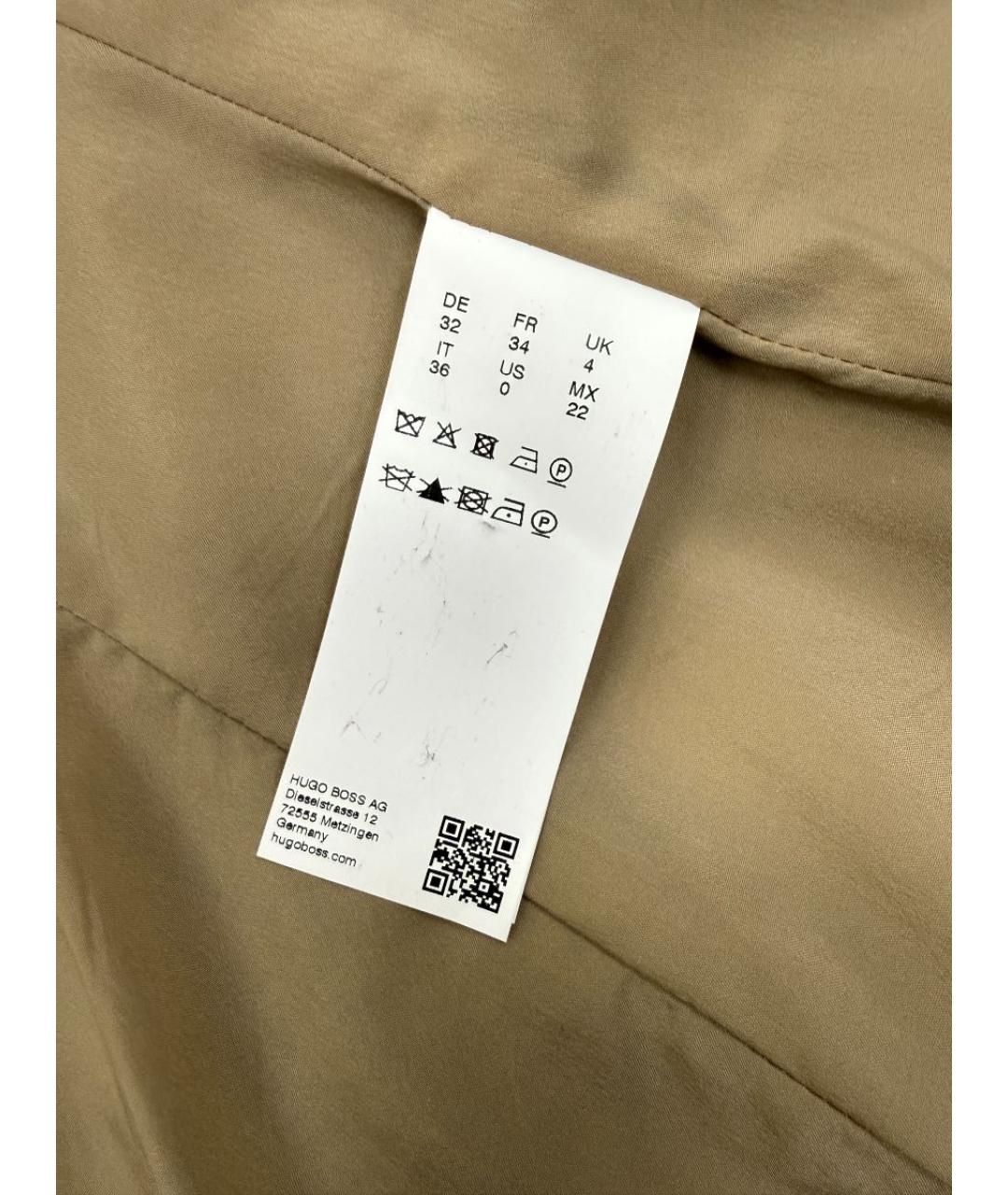 HUGO BOSS Бежевый жакет/пиджак, фото 5