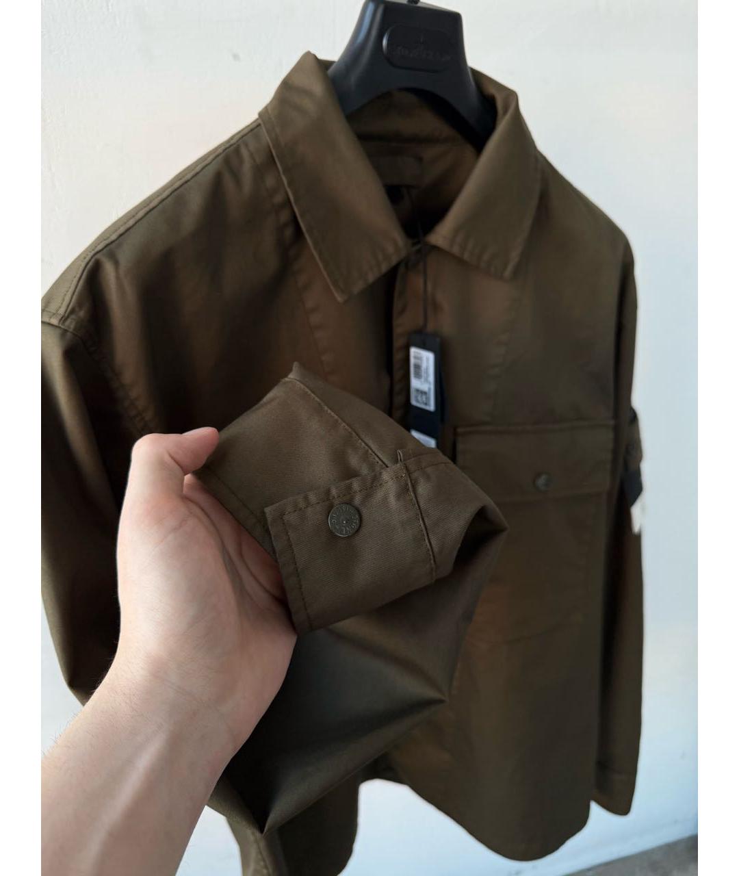STONE ISLAND Хаки куртка, фото 4