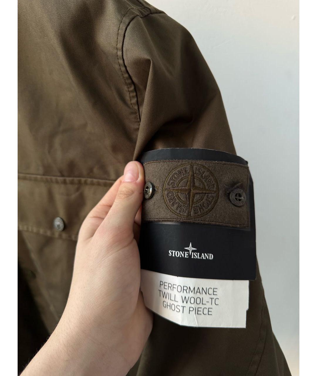 STONE ISLAND Хаки куртка, фото 5
