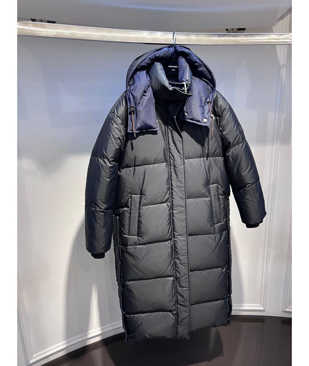 YVES SALOMON Черный пуховик, фото 3