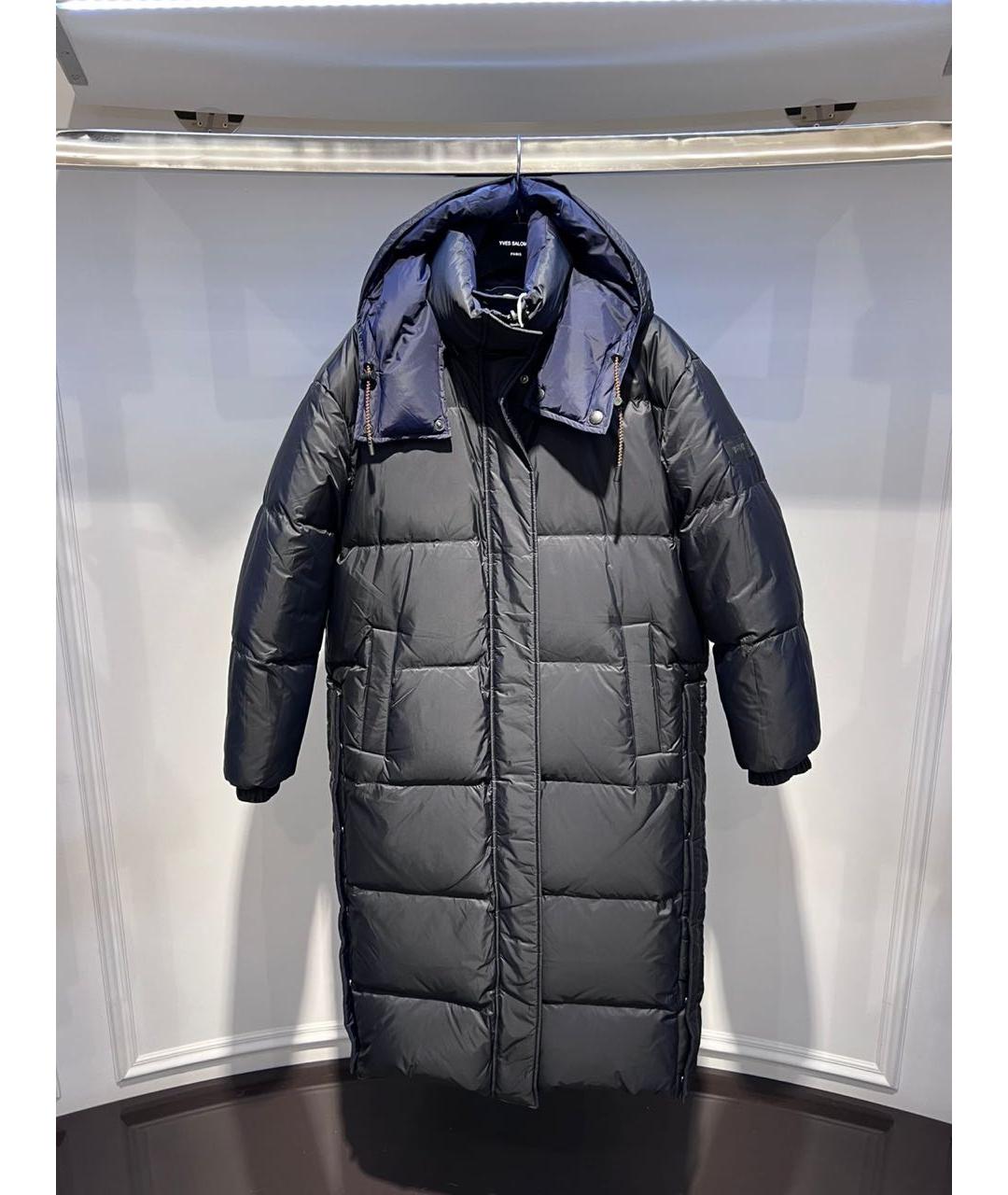 YVES SALOMON Черный пуховик, фото 4