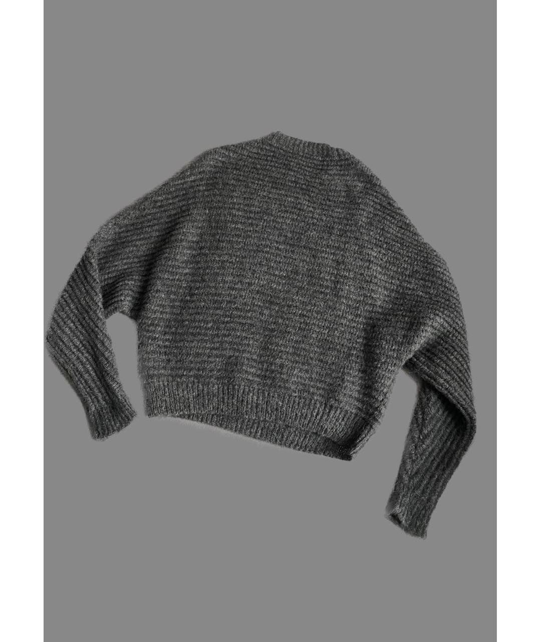 MAJE Серый шерстяной джемпер / свитер, фото 2