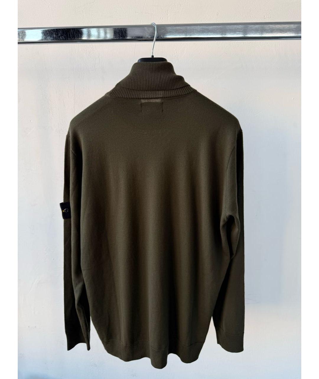 STONE ISLAND Хаки водолазка, фото 8