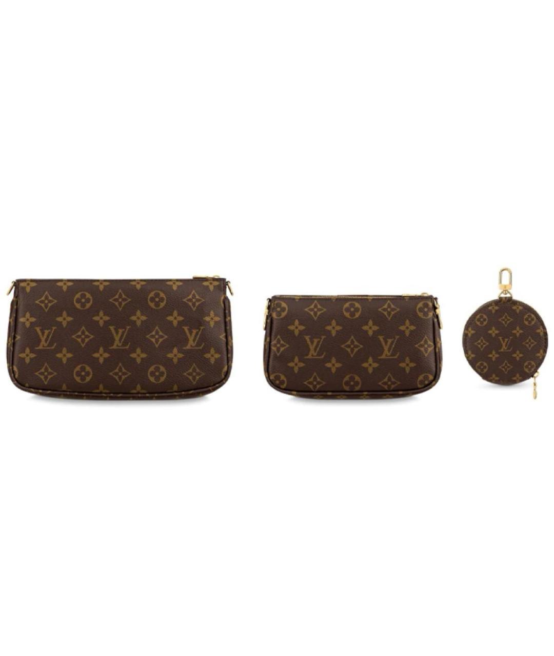 LOUIS VUITTON Коричневая сумка через плечо, фото 6