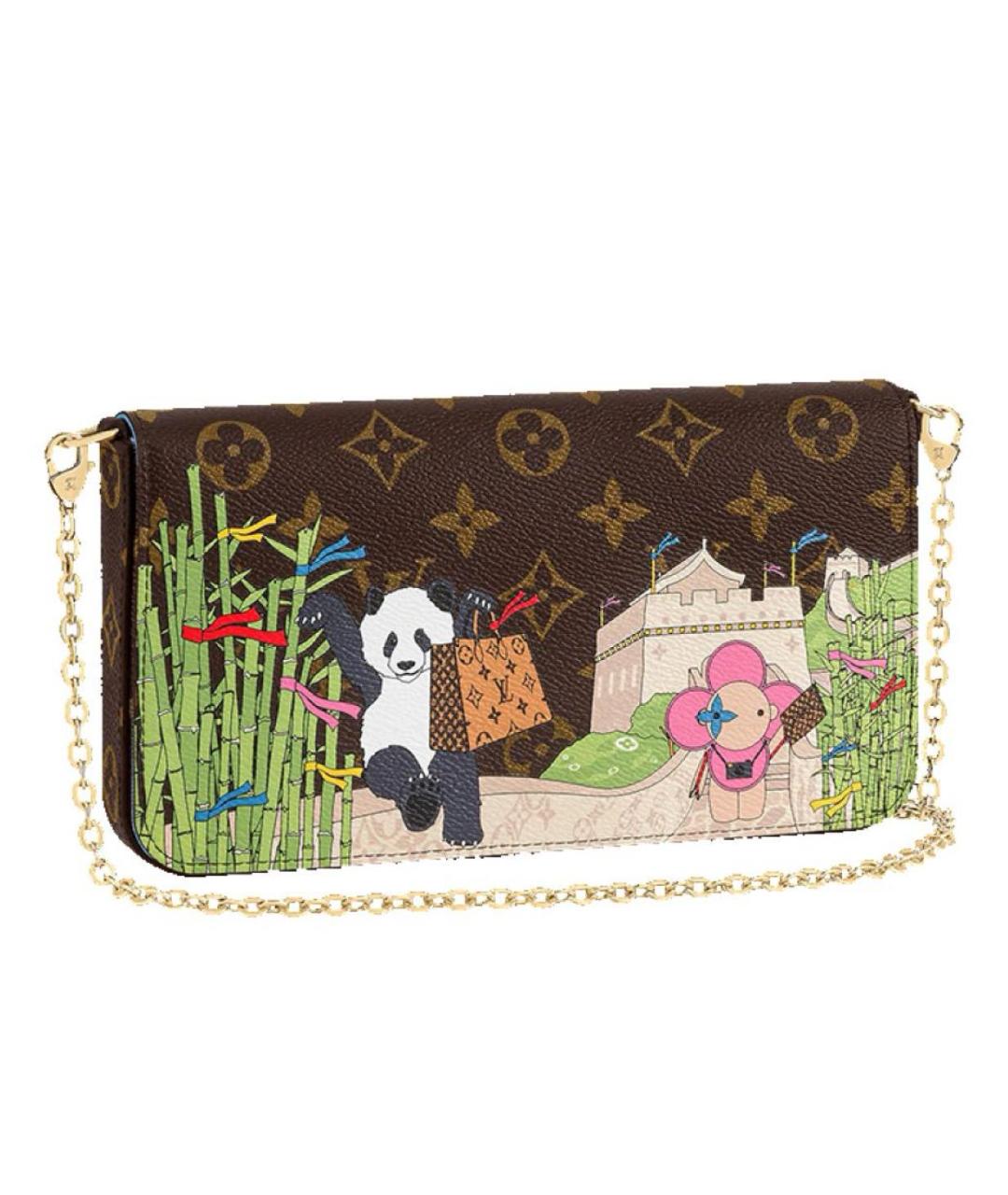 LOUIS VUITTON Коричневая сумка с короткими ручками, фото 1