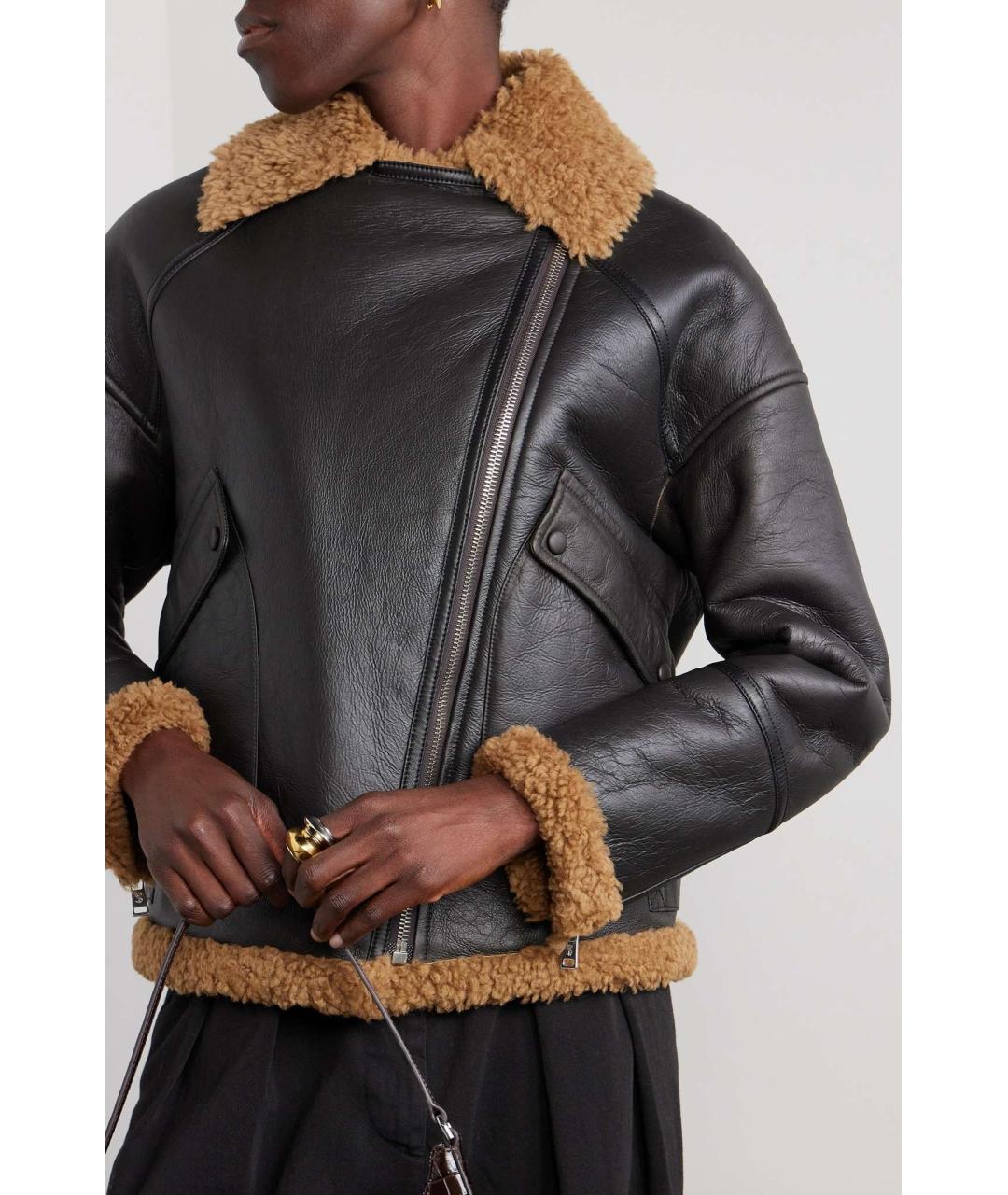 YVES SALOMON Мульти меховая дубленка, фото 3