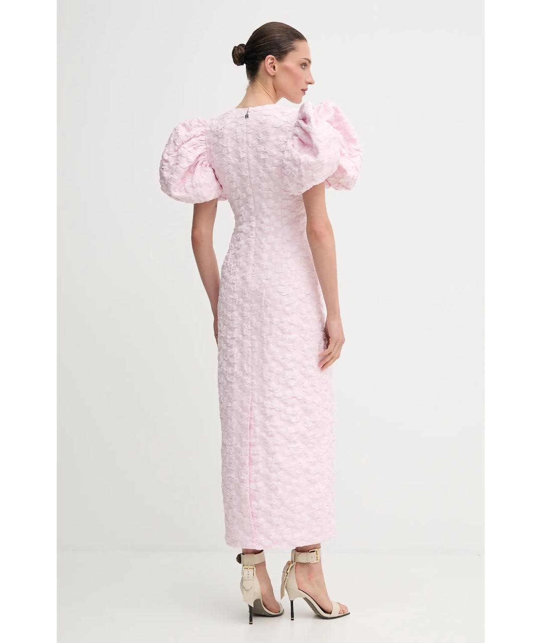 ROTATE Розовое полиэстеровое коктейльное платье, фото 9