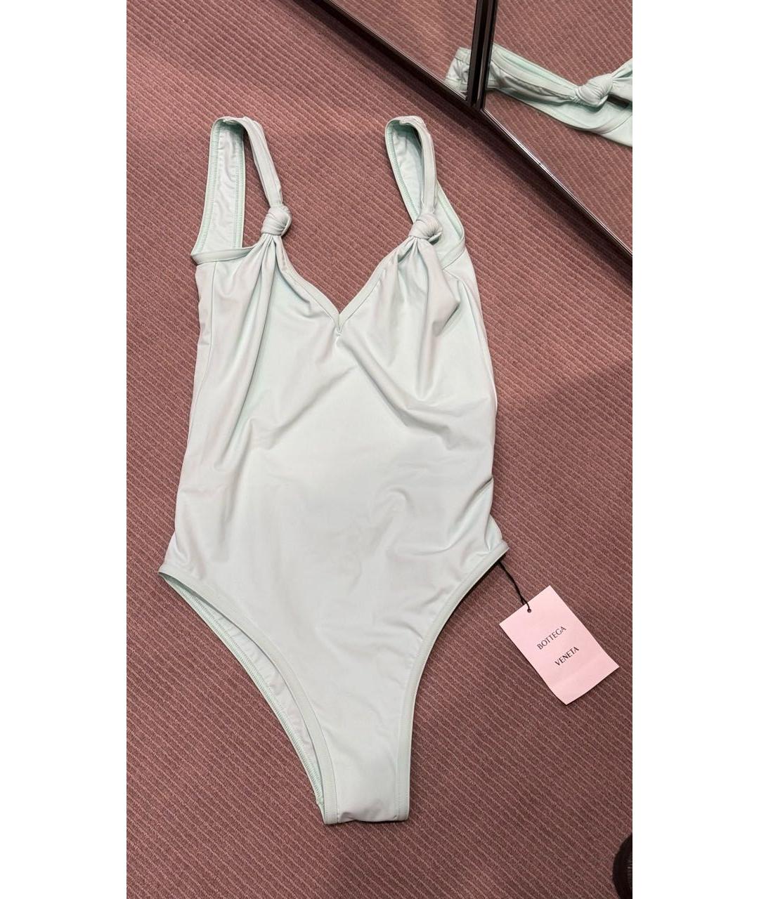 BOTTEGA VENETA Голубой полиамидовый купальник, фото 5
