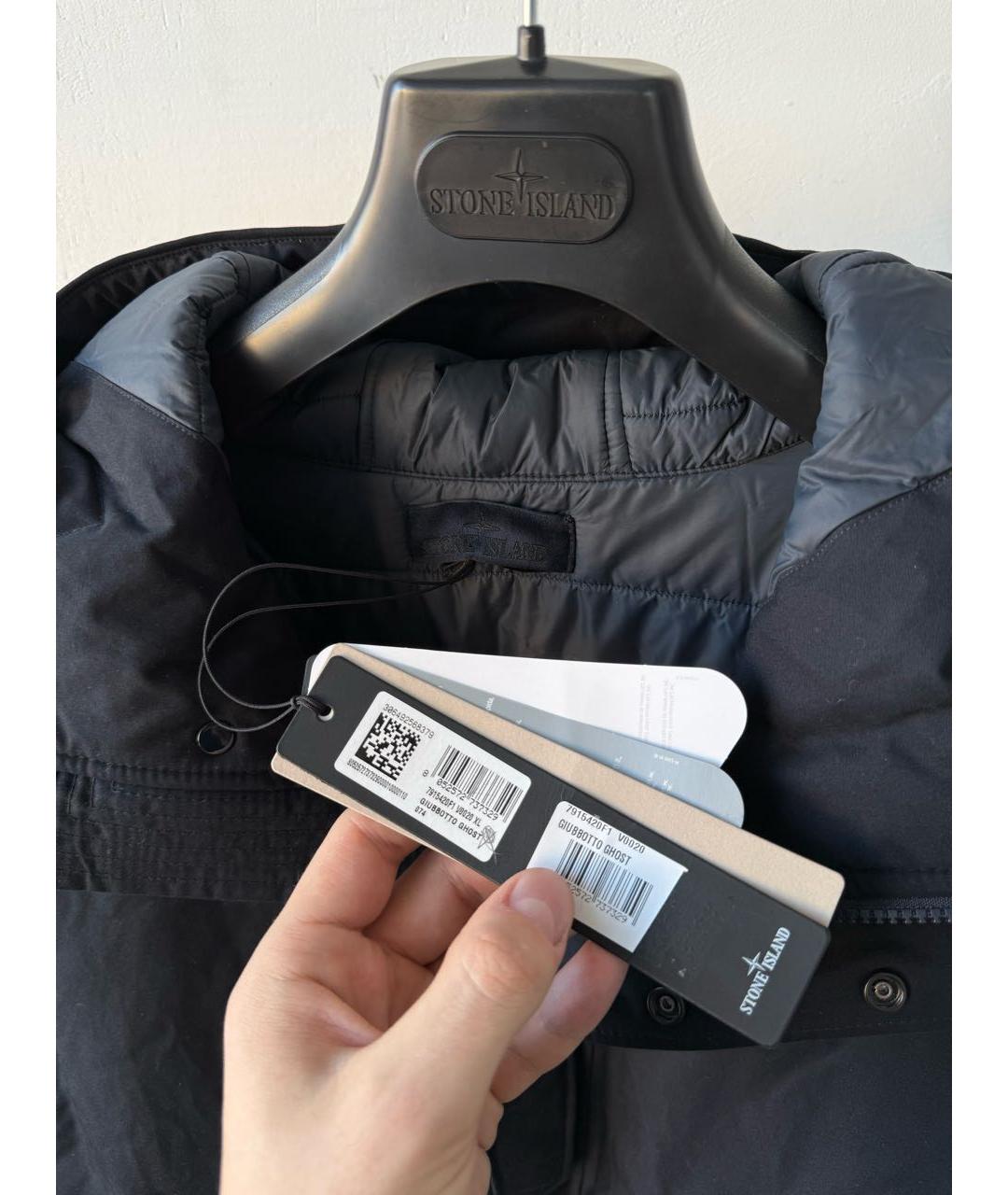 STONE ISLAND Темно-синяя куртка, фото 3