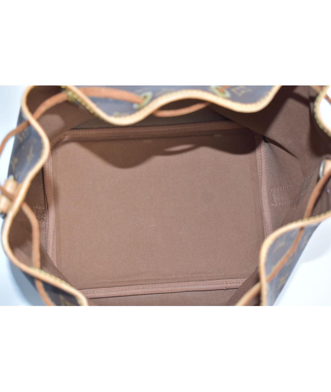 LOUIS VUITTON Коричневая кожаная сумка через плечо, фото 4