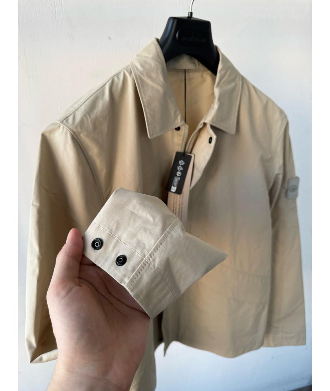 STONE ISLAND Бежевая куртка, фото 4