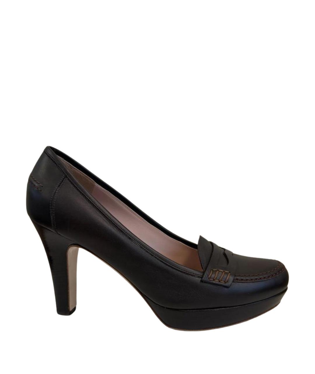 FERRAGAMO Коричневые кожаные туфли, фото 1
