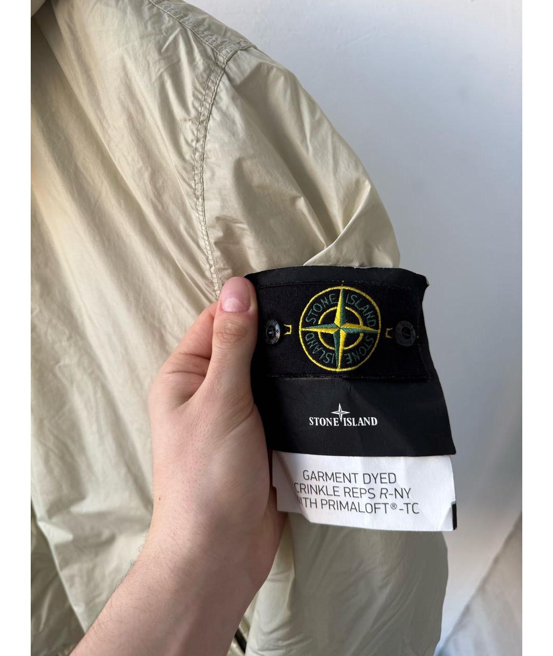 STONE ISLAND Бежевая куртка, фото 5