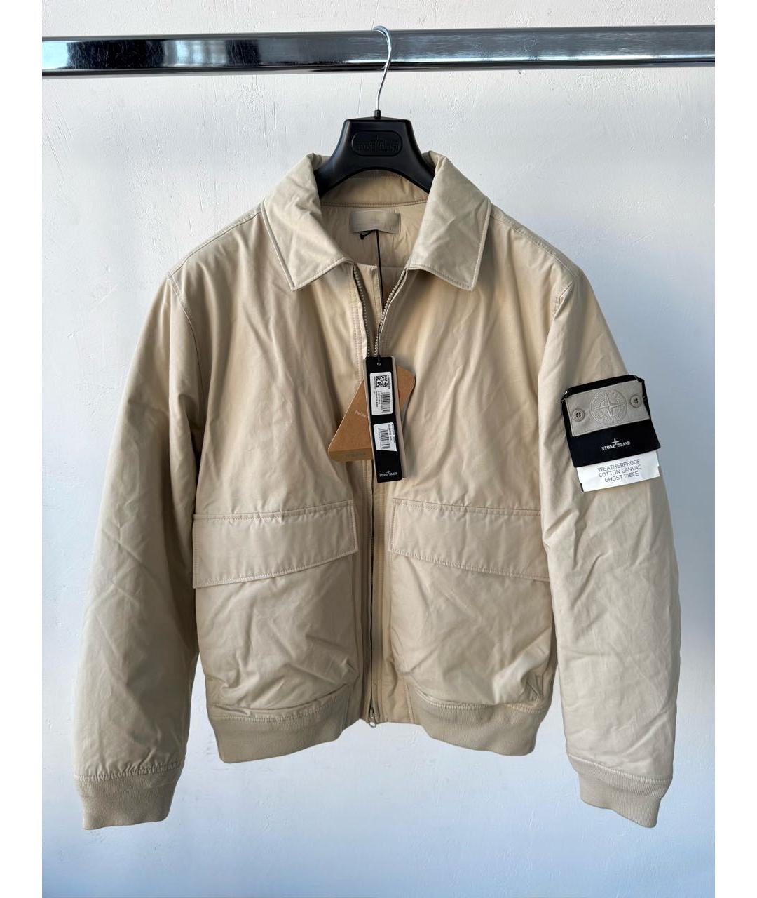 STONE ISLAND Бежевая куртка, фото 2