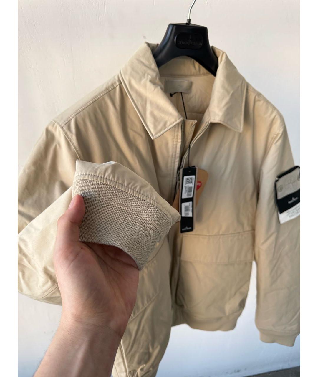 STONE ISLAND Бежевая куртка, фото 4