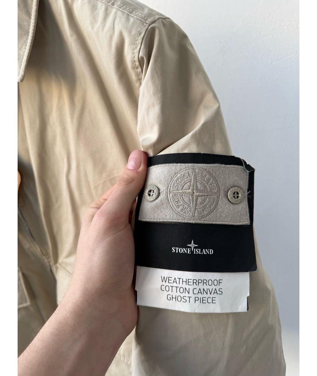 STONE ISLAND Бежевая куртка, фото 5
