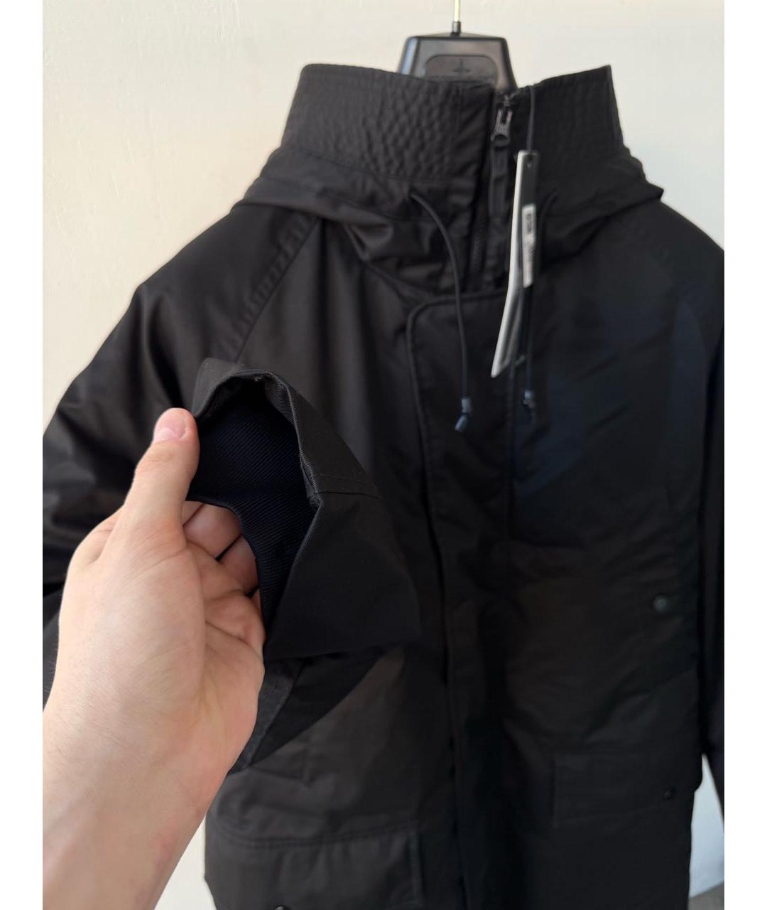 STONE ISLAND Черная парка, фото 4