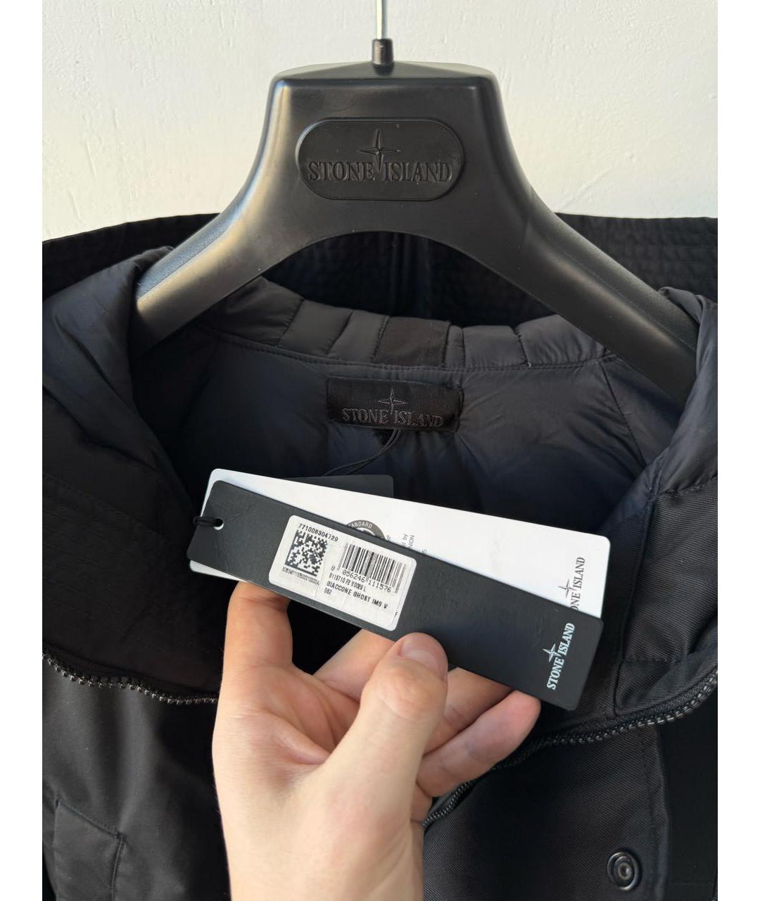 STONE ISLAND Черная парка, фото 3