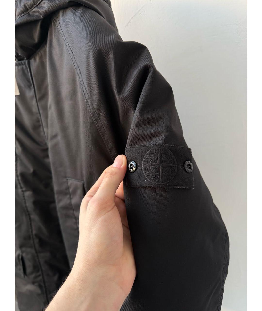 STONE ISLAND Черная парка, фото 5