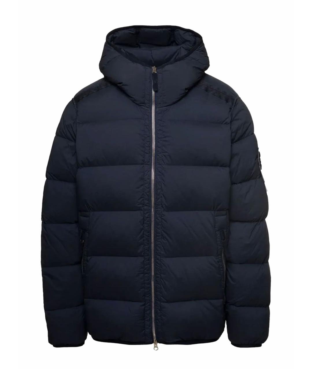 STONE ISLAND Темно-синяя куртка, фото 1