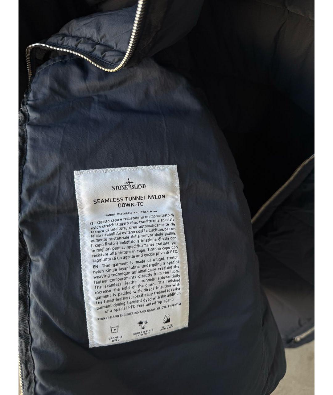 STONE ISLAND Темно-синяя куртка, фото 6