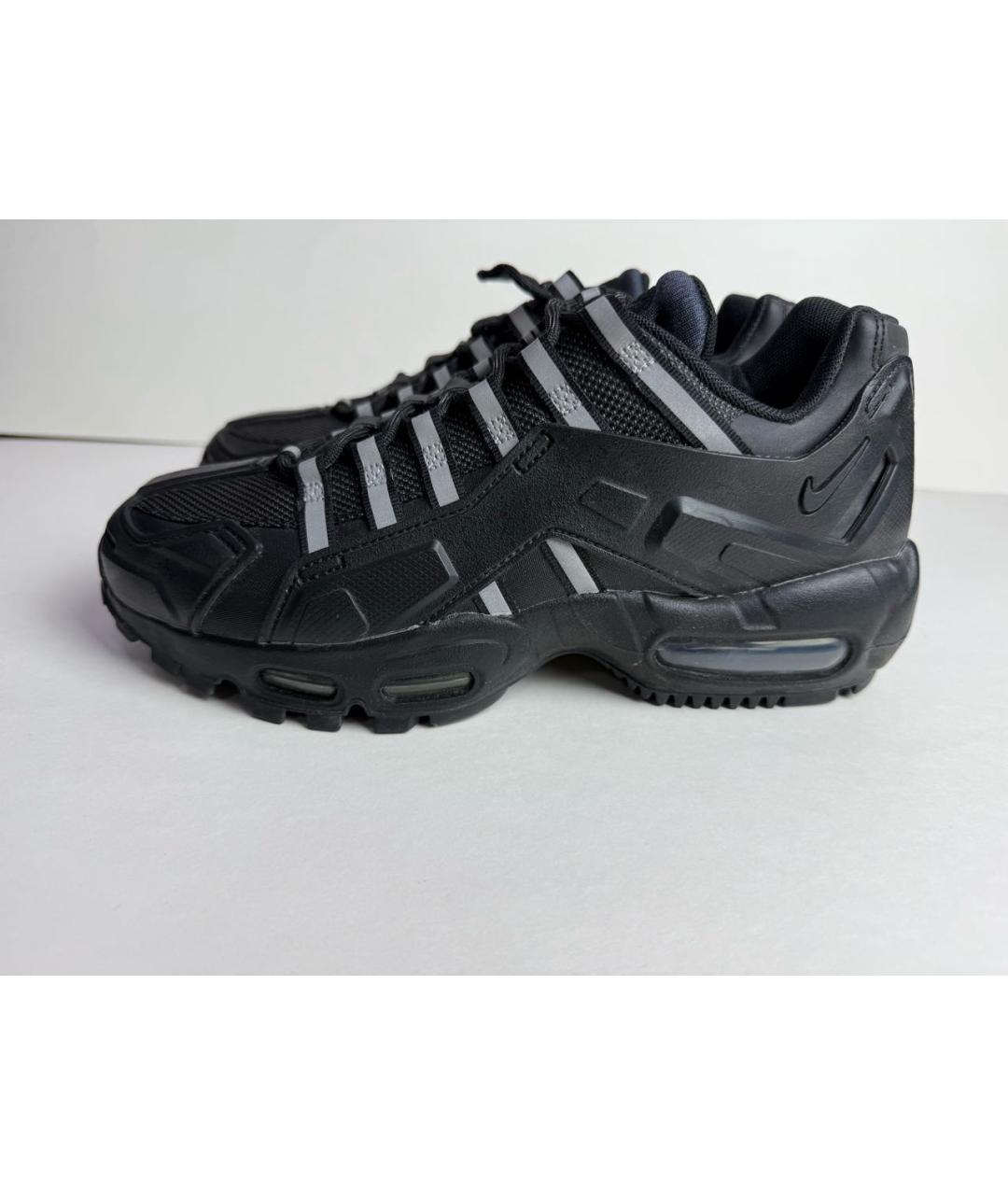 NIKE Черные текстильные низкие кроссовки / кеды, фото 7