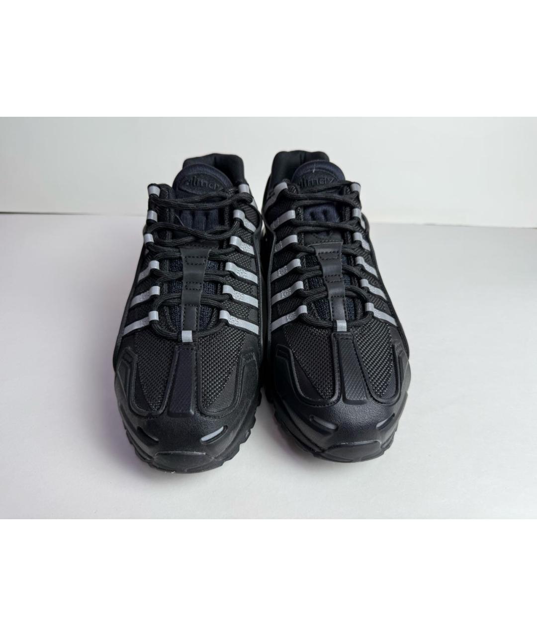 NIKE Черные текстильные низкие кроссовки / кеды, фото 2