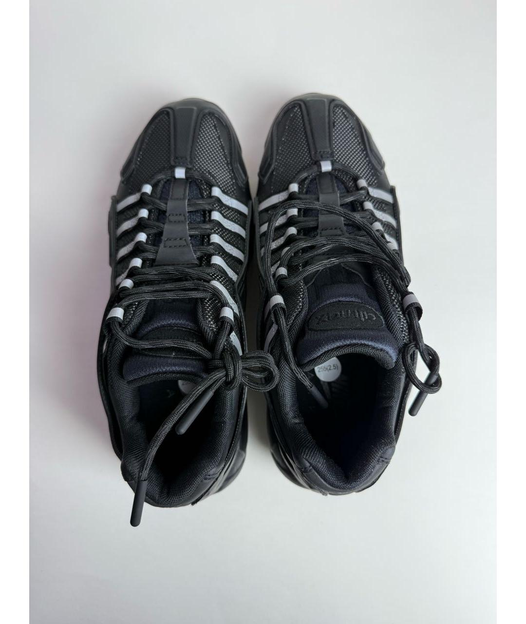 NIKE Черные текстильные низкие кроссовки / кеды, фото 3