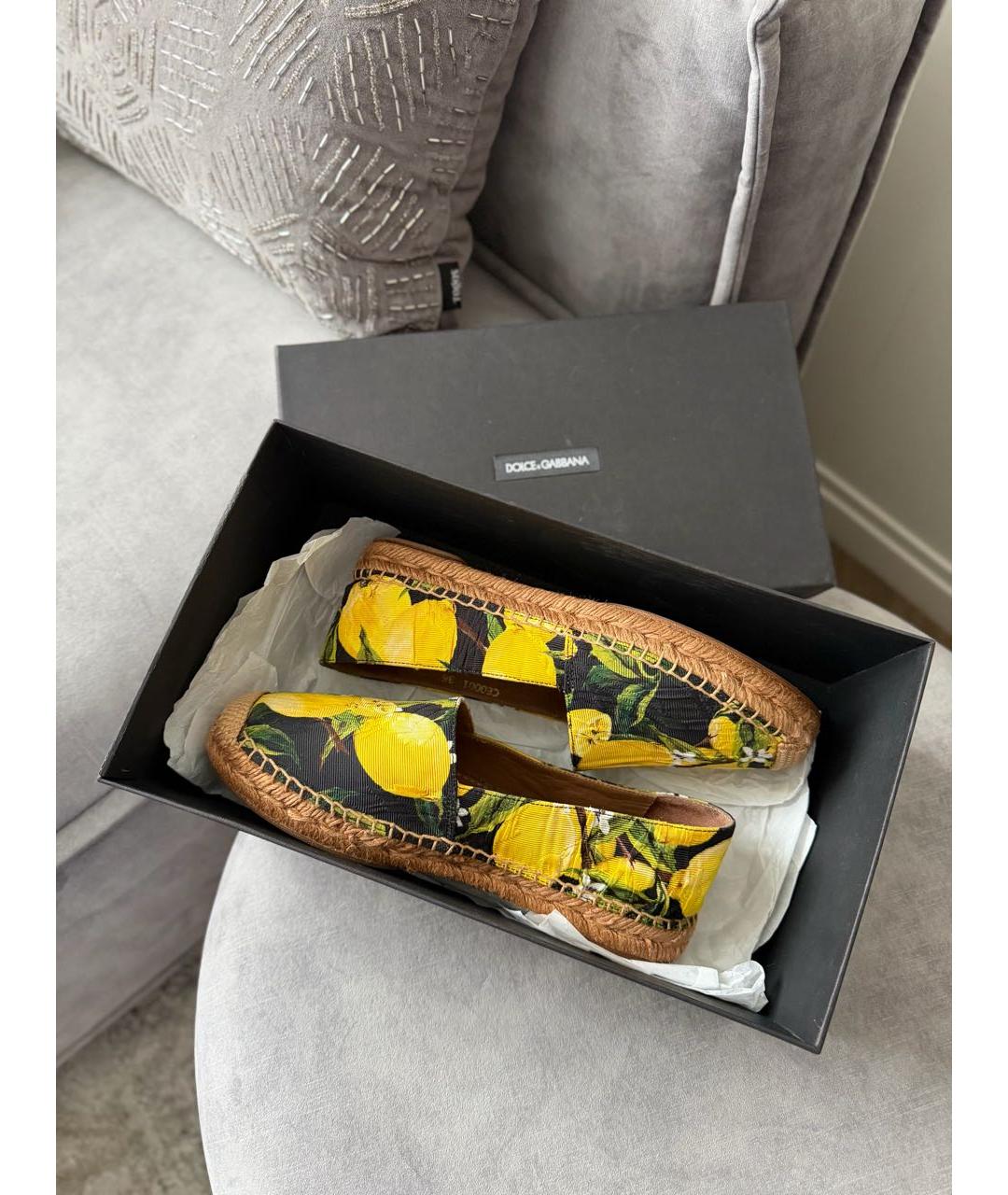 DOLCE&GABBANA Мульти текстильные эспадрильи, фото 7