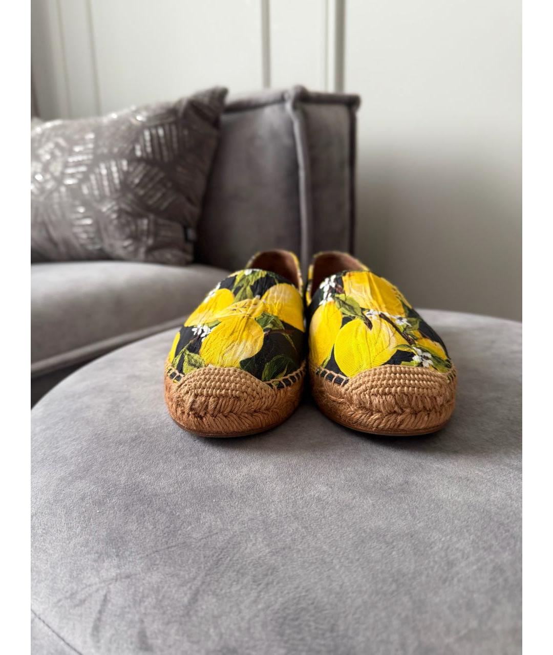 DOLCE&GABBANA Мульти текстильные эспадрильи, фото 5