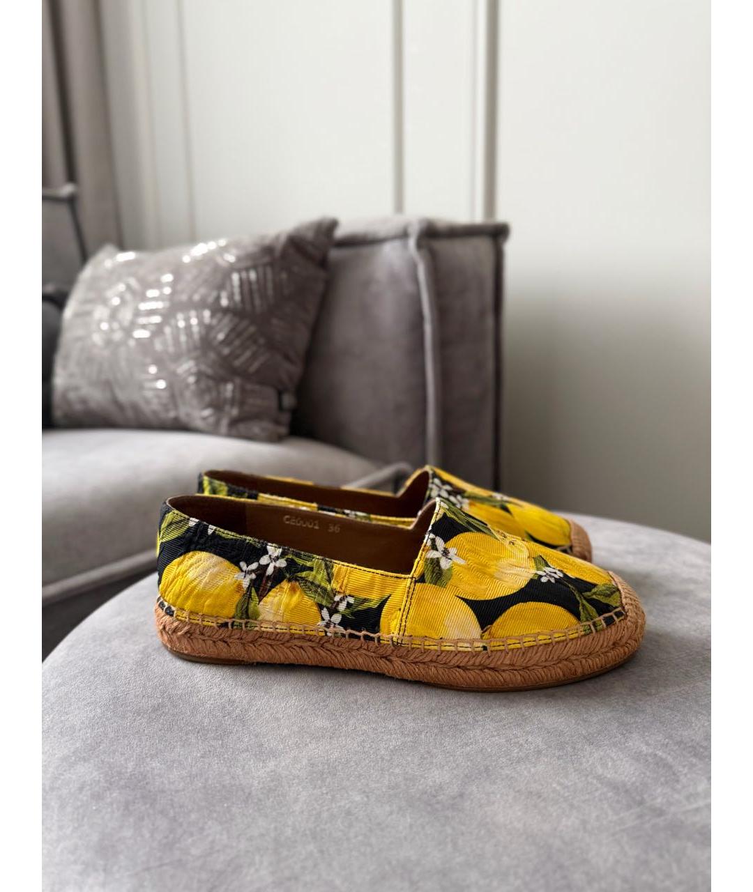DOLCE&GABBANA Мульти текстильные эспадрильи, фото 8