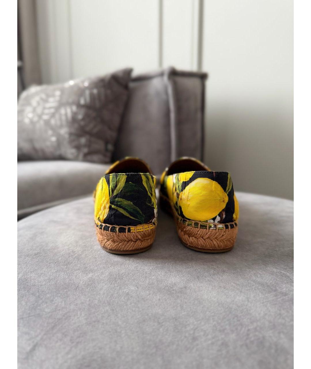 DOLCE&GABBANA Мульти текстильные эспадрильи, фото 4