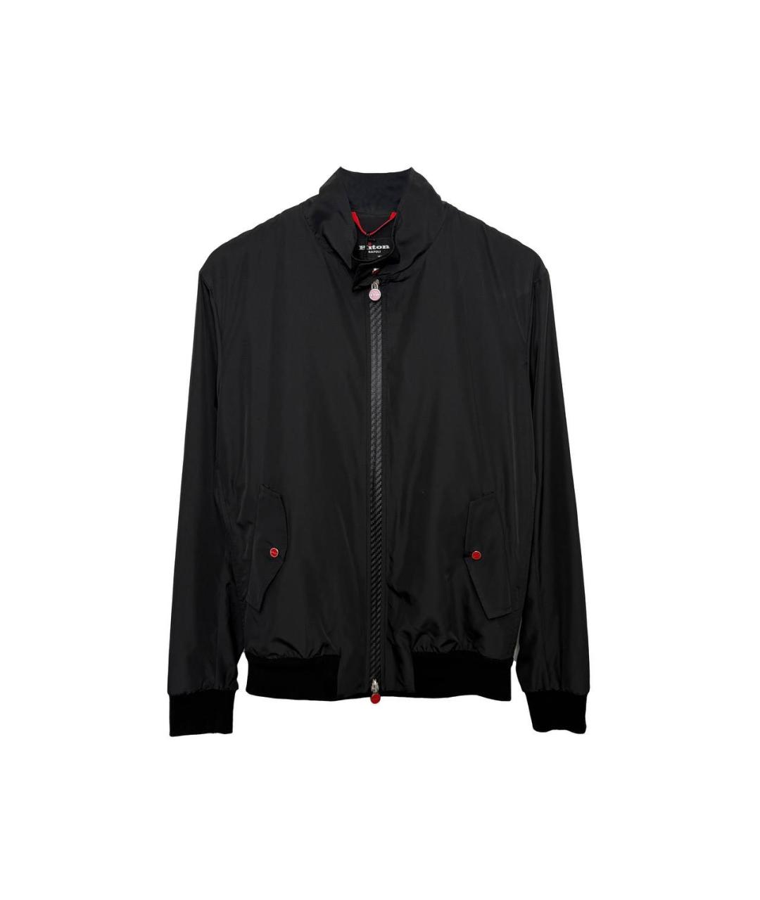 KITON Черная куртка, фото 4