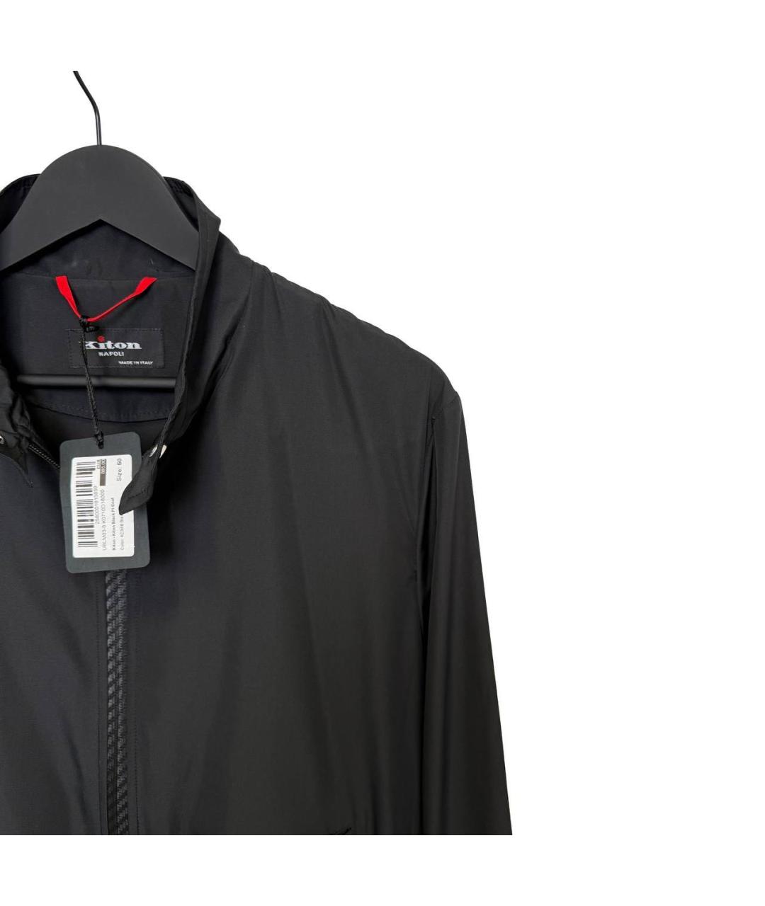 KITON Черная куртка, фото 2