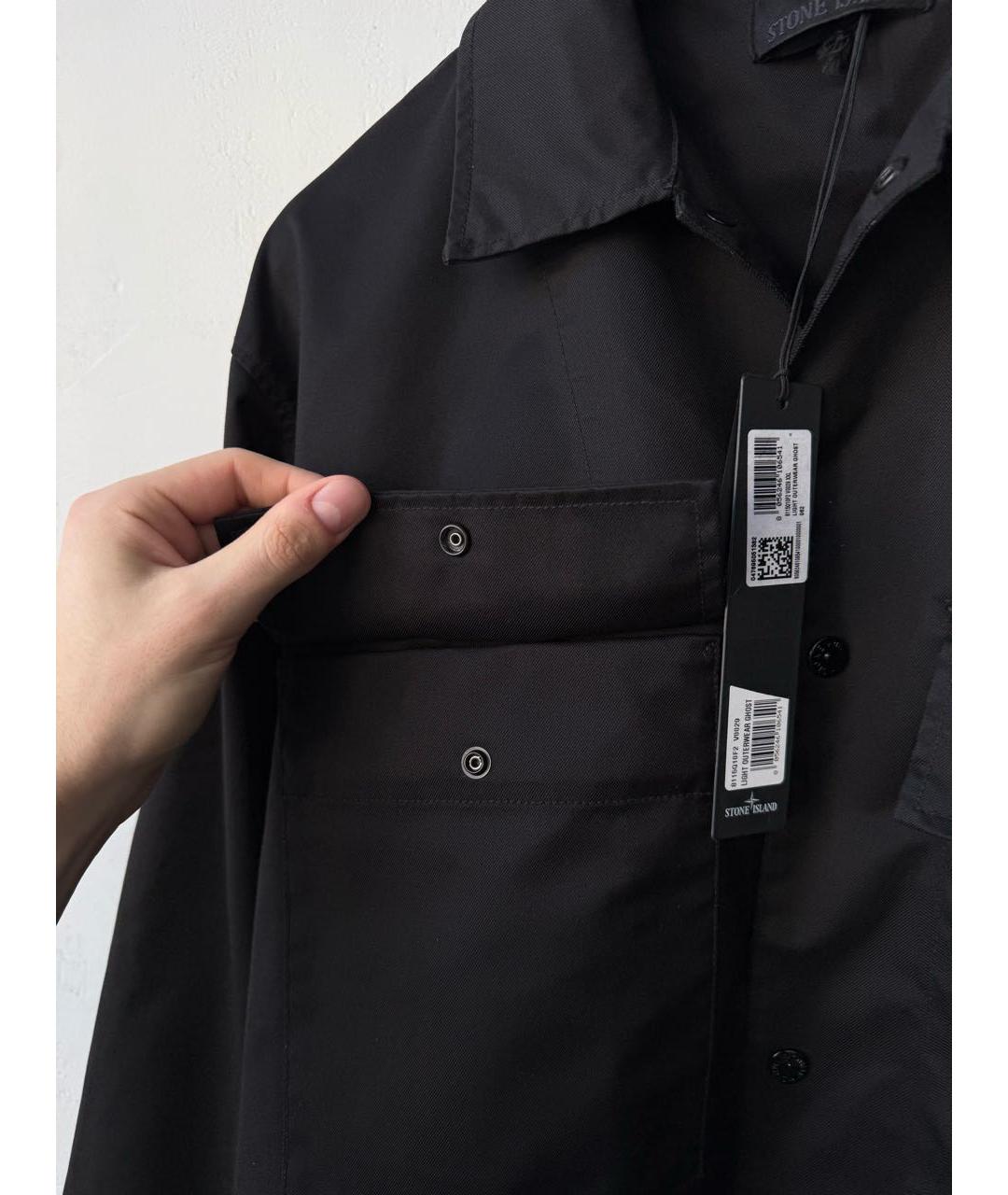 STONE ISLAND Черная куртка, фото 6