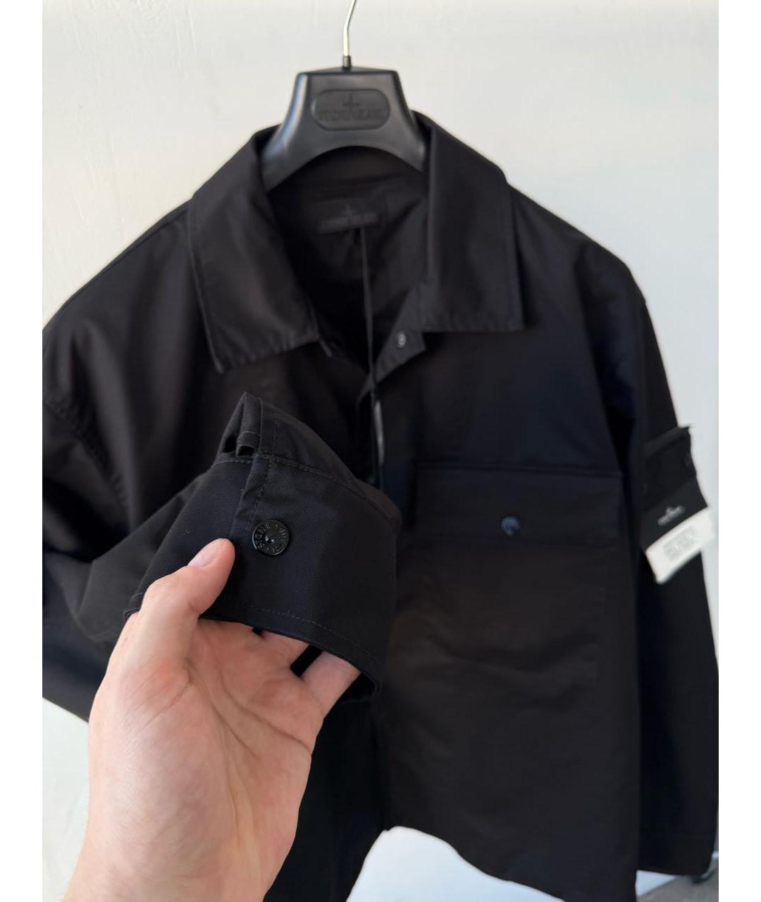 STONE ISLAND Черная куртка, фото 4