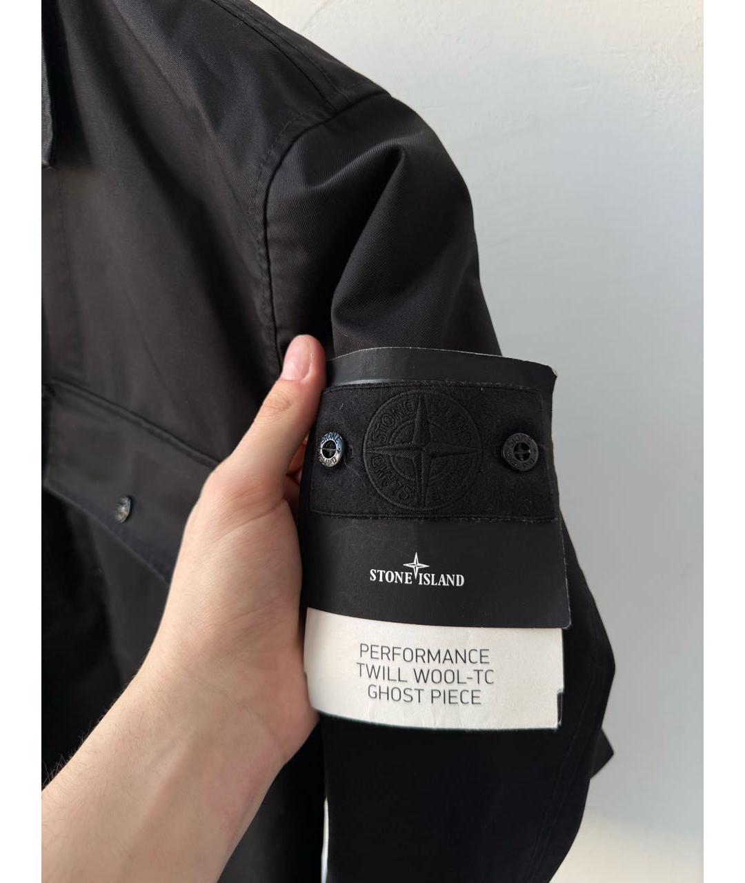 STONE ISLAND Черная куртка, фото 5
