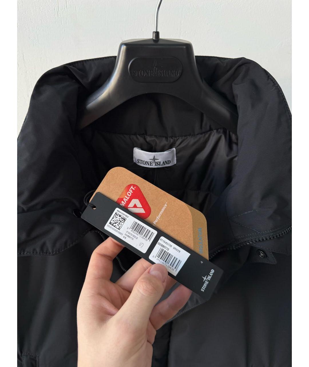 STONE ISLAND Черная куртка, фото 3