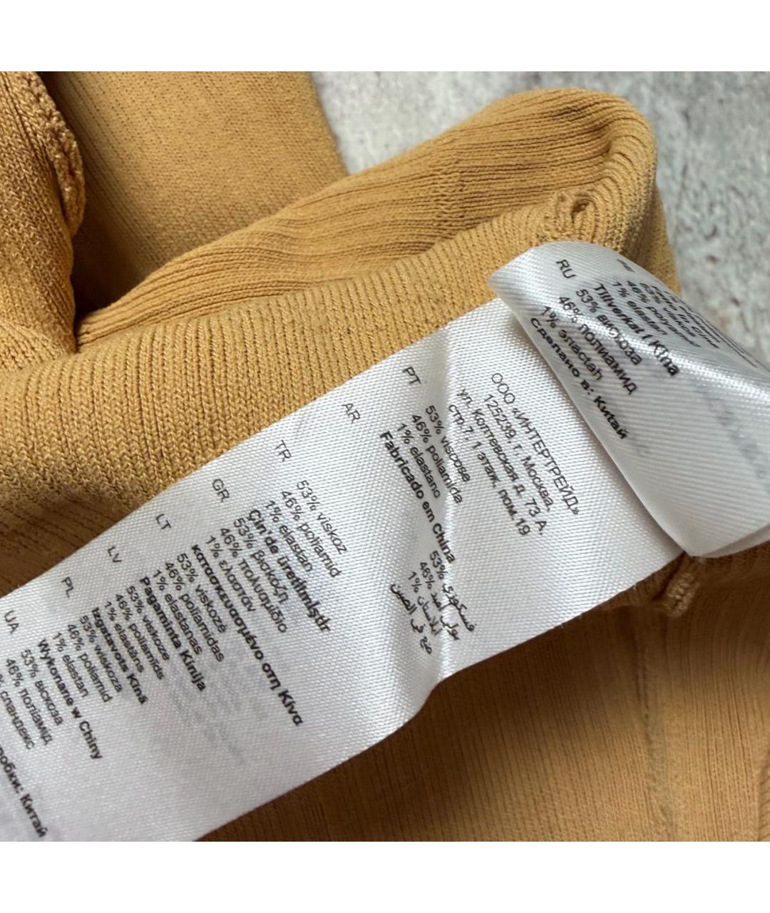 SANDRO Горчичный вискозный кардиган, фото 6