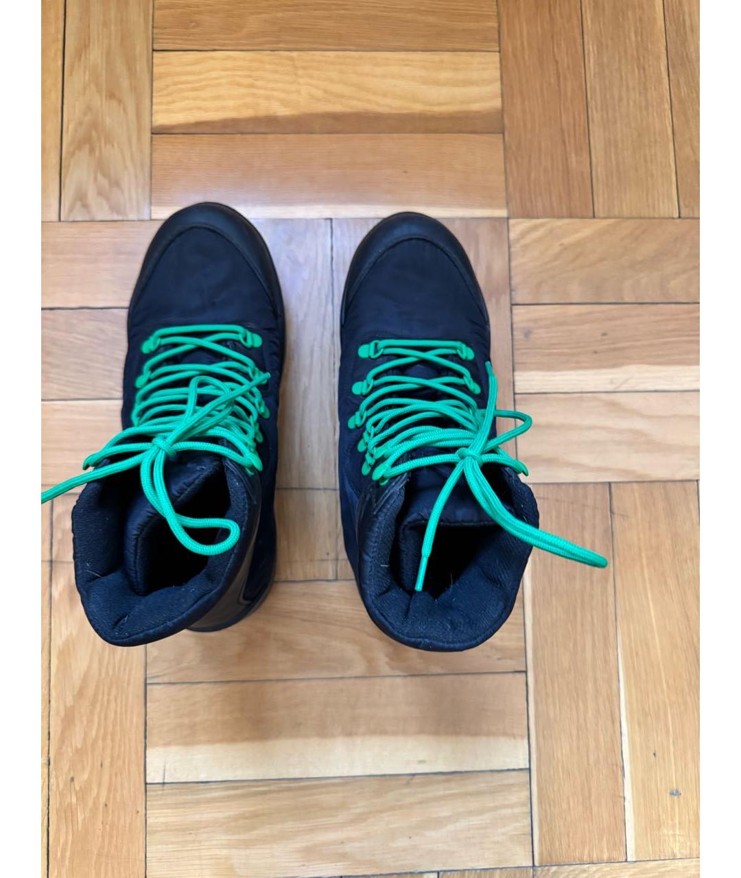 BOTTEGA VENETA Черные неопреновые высокие ботинки, фото 3