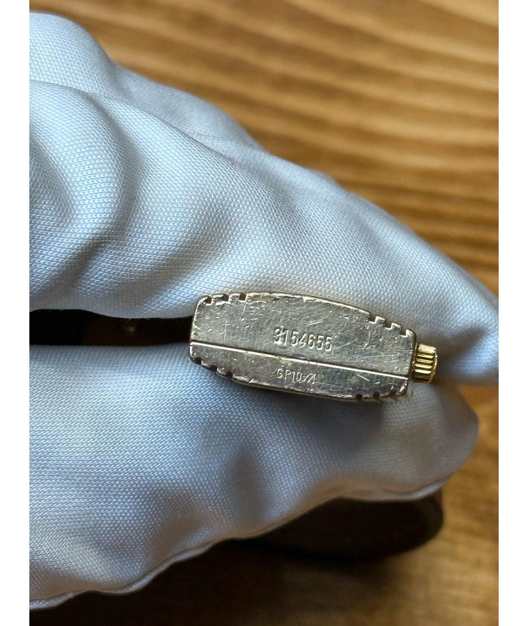 HERMES Коричневые позолоченные часы, фото 5