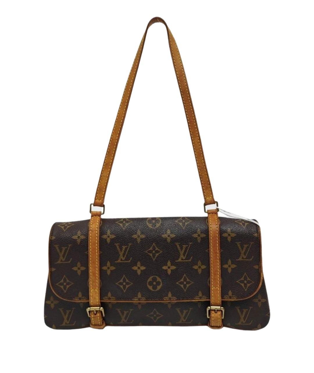 LOUIS VUITTON Коричневая сумка через плечо, фото 1