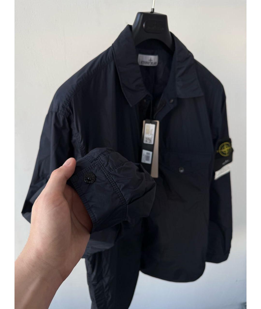 STONE ISLAND Темно-синяя куртка, фото 4