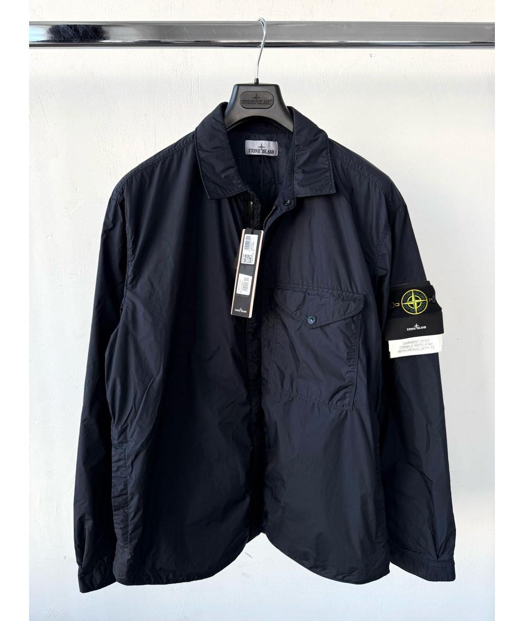 STONE ISLAND Темно-синяя куртка, фото 2