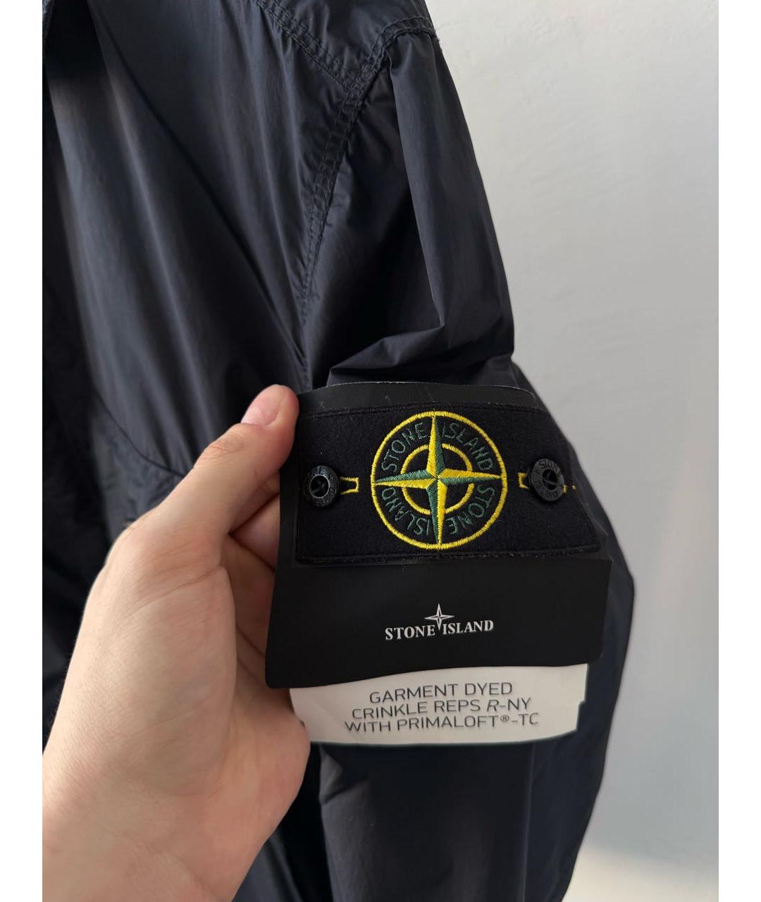 STONE ISLAND Темно-синяя куртка, фото 5