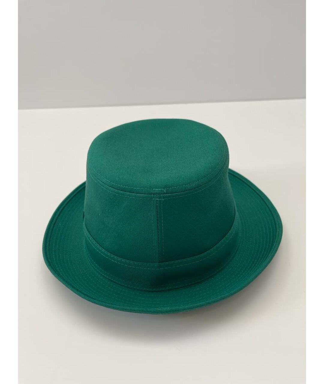 HERMES PRE-OWNED Зеленая хлопковая шляпа, фото 2
