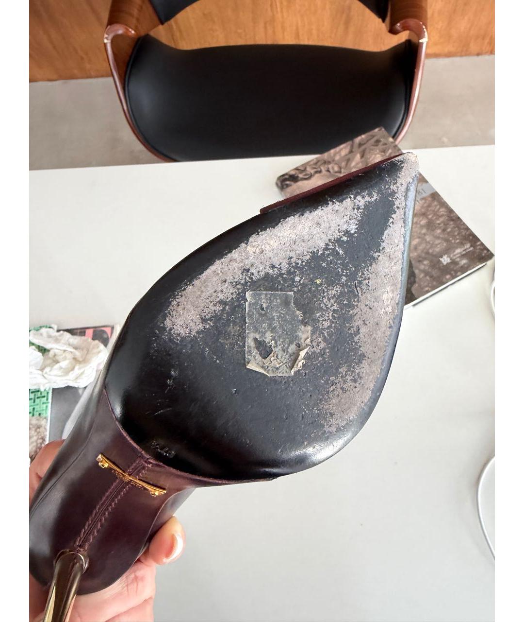 TOM FORD Бордовые ботильоны, фото 3